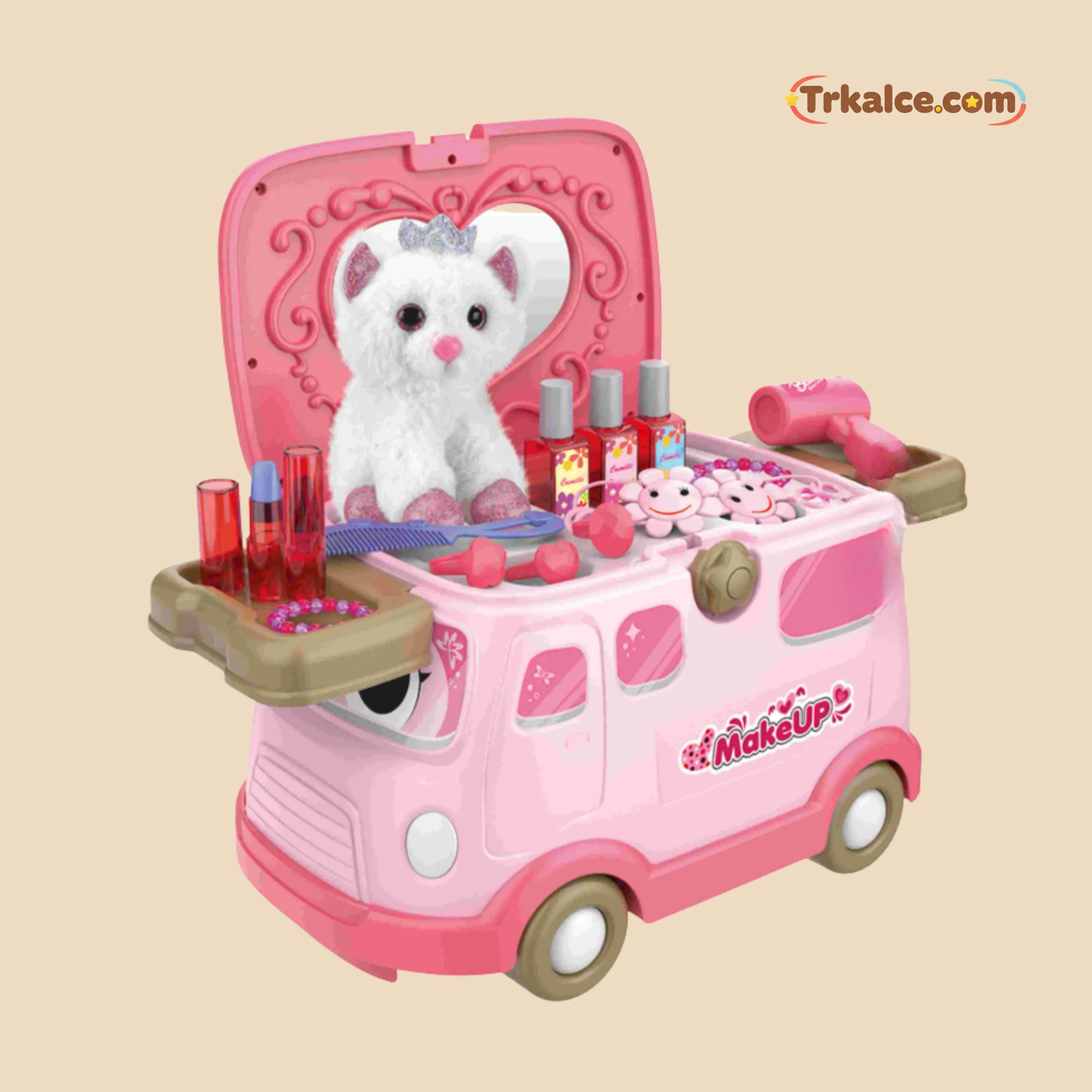 Сет за Шминкање со Светлечко Огледало и Маче Другарче