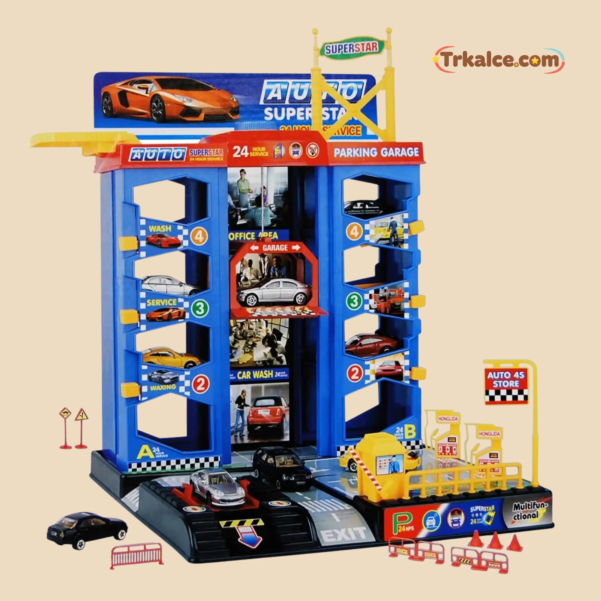 Паркинг Гарaжа со 3 автомобили + Хеликоптер