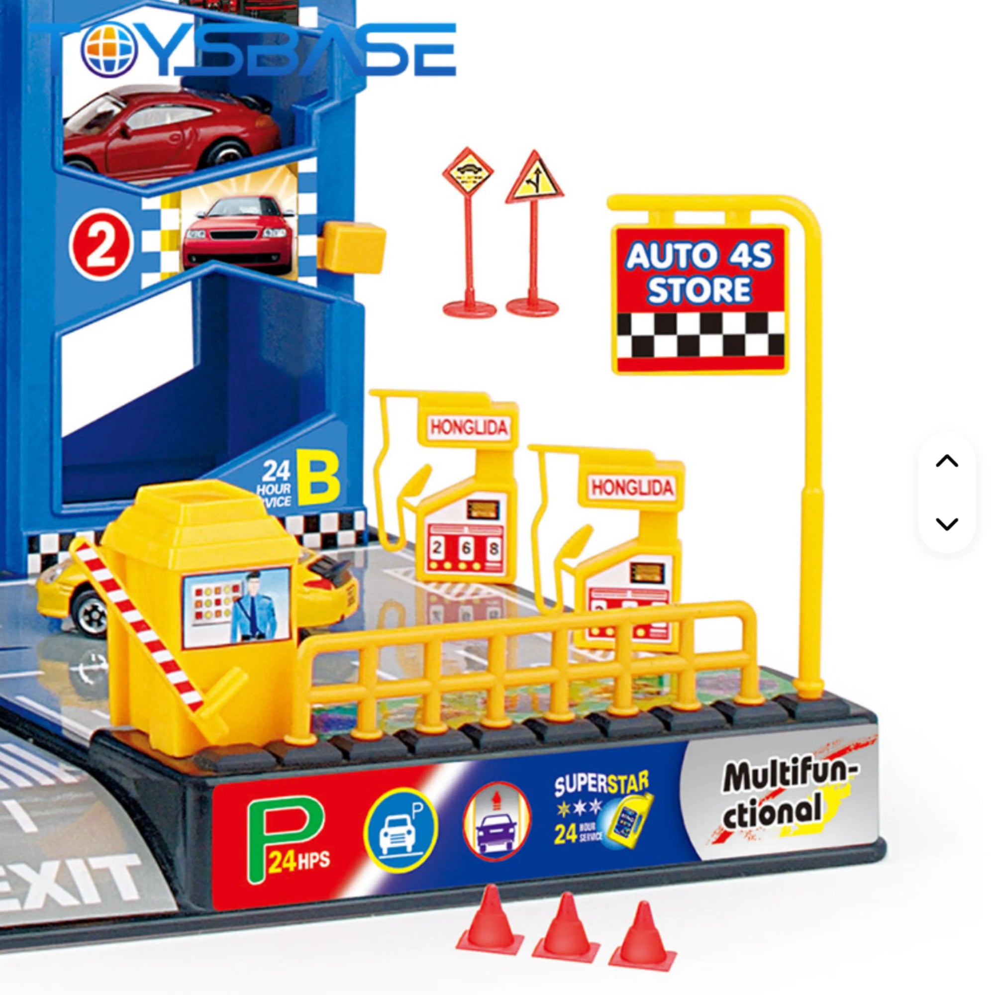 Паркинг Гарaжа со 3 автомобили + Хеликоптер