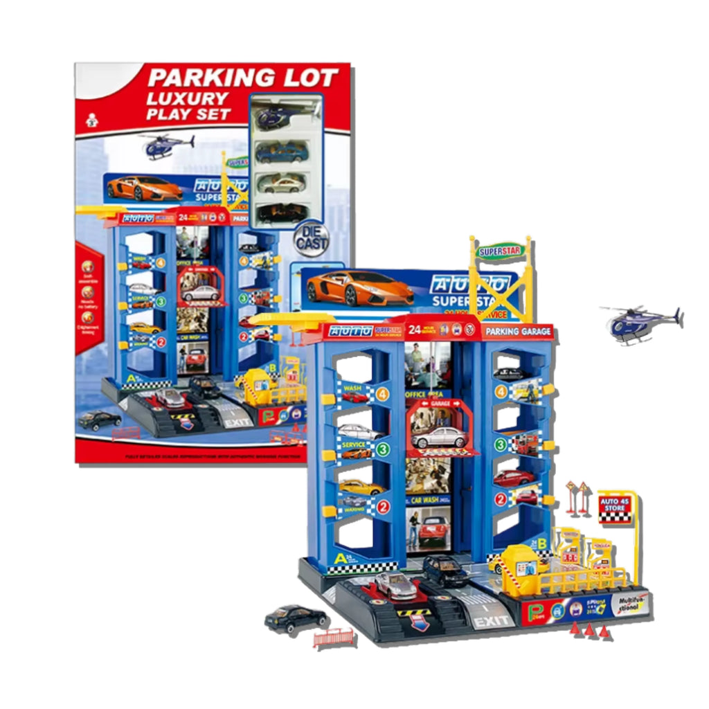 Паркинг Гарaжа со 3 автомобили + Хеликоптер